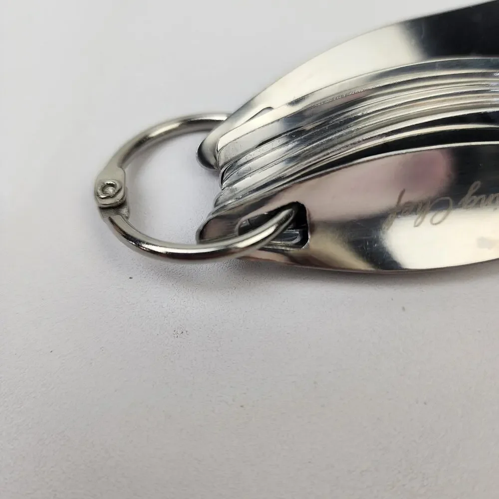 Spring Chef Stainless Steel Heavy Duty Measuring Spoons (8) w/ Leveler NWOTs